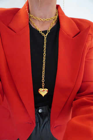 XL Wrap Heart Necklace