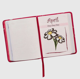 One-Minute Devotions For Girls Pink Faux Leather