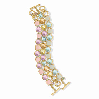 Jolie Tennis Bracelet- Aquamarine Blue- OS