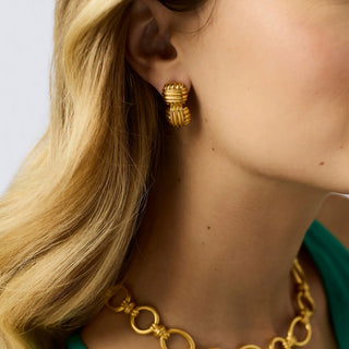 Portofino Midi Earring- Gold