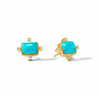 Turquoise Clara Stud
