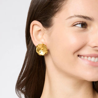 Bloom Statement Stud- Gold