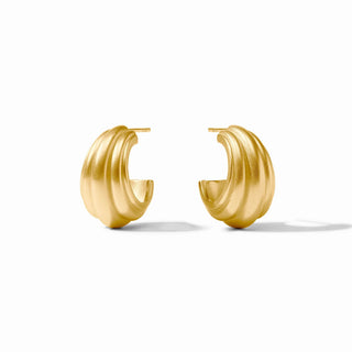 Portofino Statement Hoop- Gold