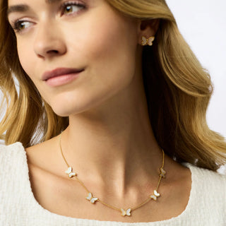 Papillon Delicate Station Necklace