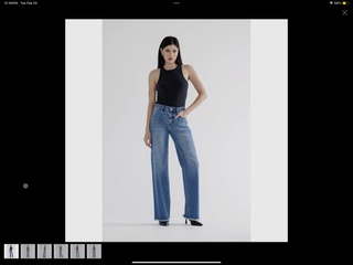 Visa Blue High Rise Wide Leg