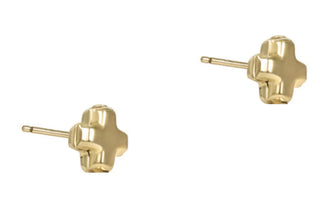 Signature Cross Gold Stud - Gold