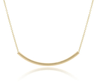 16” Necklace Gold - Bliss Bar Gold
