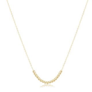 16” Necklace Gold - Beaded Bliss Small Gold