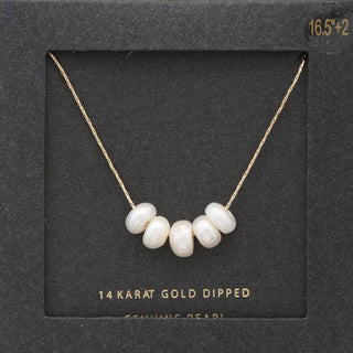 SECRET BOX GENUINE PEARL NECKLACE, SB 28072