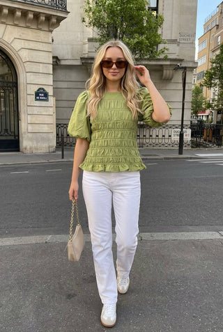 Aspen's Smocked Top