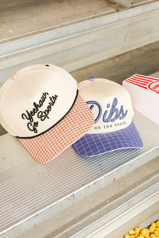 GO SPORTS GINGHAM CANVAS CAP