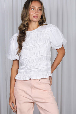 Aspen's Smocked Top