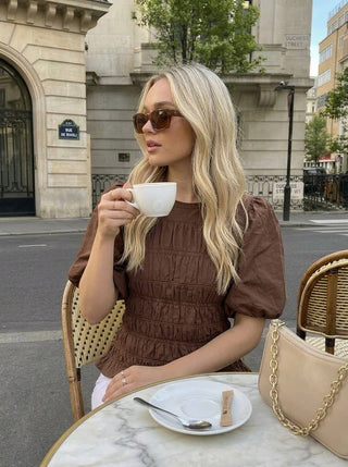 Aspen's Smocked Top