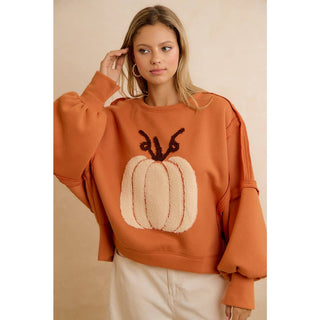 Pumpkin Pullover Sweater