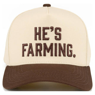 CC HE`S FARMING TRUCKER HAT, TCM 0230