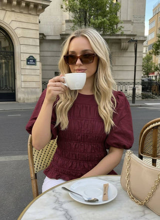 Aspen's Smocked Top