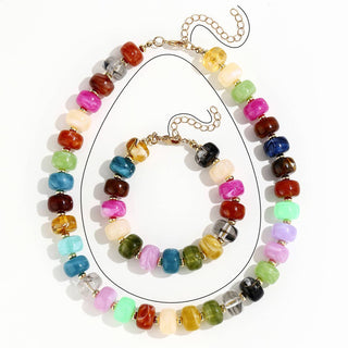 Barrel Bead Necklace