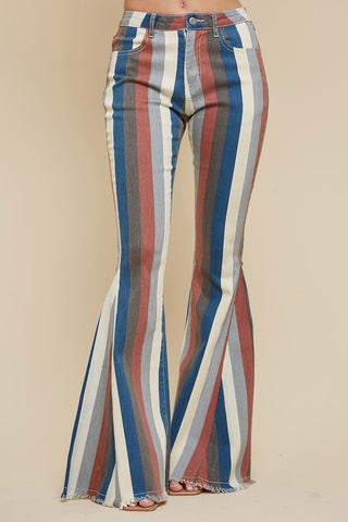 Kids Striped Flares