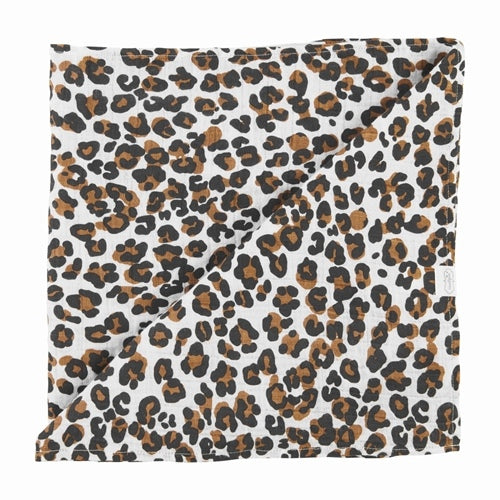 MP Leopard Swaddle Blanket