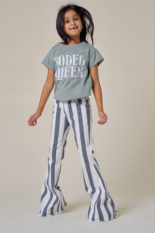 Kids Striped Flares