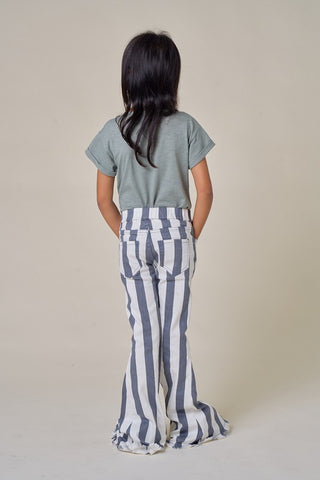 Kids Striped Flares