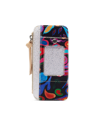 Consuela Card Organizer, Sophie Black Swirly