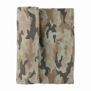 Camo Muslin Swaddle Blanket