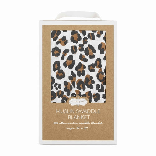 MP Leopard Swaddle Blanket